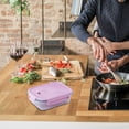 thumbnail image 4 of fheaev Glass Bento Box Can Be Microwave Oven Students Heated Lunch Box Office Fresh-keeping Box, 4 of 6