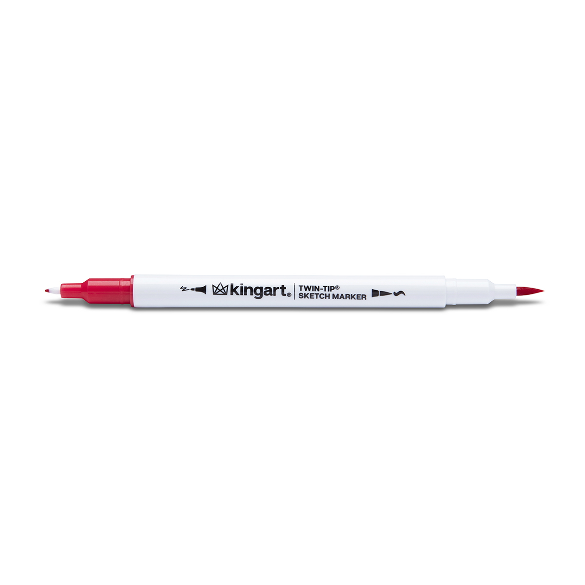 KINGART Feutres à double pointe Twin-Tip™, 24 couleurs