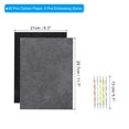 thumbnail image 2 of Unique Bargains Ensemble de Papier Carbone, Papier de Transfert, de Calque et de Copie A4 au Graphite avec Stylet d'Embossage Noir 50 Feuilles, 2 of 5