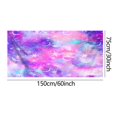 thumbnail image 3 of Sandproof Beach Blanket Lightweight Microfiber Beach Towel Super Lightweight Colorful Bath Towel Sandproof Beach Blanket Multi-Purpose Towel for Travel Swimming Pool 30X60 Inch, 3 of 4