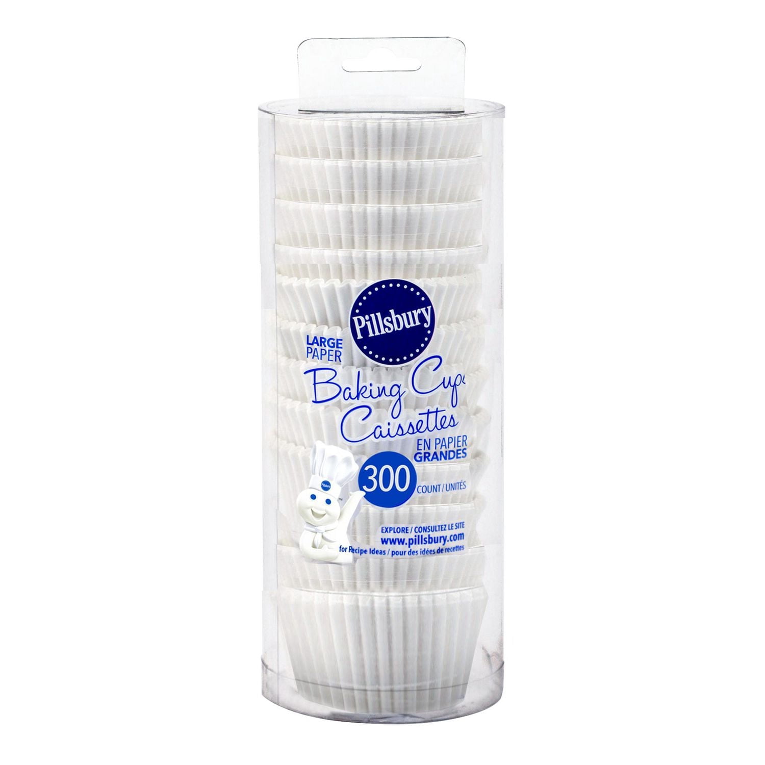 Pillsbury 300 pk Papier blanc pour cuisson Caissettes à cupcakes