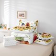 thumbnail image 4 of Farm Chicken Full Comforter Set 7 Piece,Rustic Farmhouse Animal Bed In A Bag With Sheets Hen Bedding Set For Kids Adults Sunflower Decor Bed Set Reversible, 4 of 5