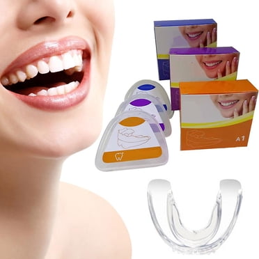 3pcs Teeth Corrector Brace Tooth Retainer Straighten Teeth Tray Teeth Trainer Mouthguard Braces