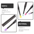 thumbnail image 3 of WRISTBIQUE 12Pcs Reusable Silicone Lip Brushes Practical Design for Lip Gloss and Balm Use, 3 of 5
