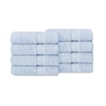 thumbnail image 3 of Mainstays Basics 8pk Washcloth Set, Light Blue, 3 of 5