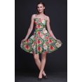 thumbnail image 4 of Bimba Robe Cocktail Florale pour Femme, Smockée, au-Dessus du Genou, Fluide, d'Été, Robe Soleil - Très Petit, 4 of 5