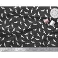 thumbnail image 2 of Soimoi Tissu Popeline de Coton Imprimé Floral & Chat au Mètre 56 Pouces de Large, 2 of 3
