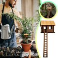 thumbnail image 2 of TIELUTT Mini Tree Planter Accessory Wooden Craft for Ladder Included for Home and Garden Metal 4 Funky Chicken Easter Yard Signs Cemetery Flowers for Vase Winter Small Garden Flags for outside Summer, 2 of 6