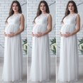 thumbnail image 5 of Robe de Bal en Dentelle Robe Maxi de Maternité Robe de Fête de Mariage Accessoire de Photographie Vêtements Manches 3/4 / Sans Manches, 5 of 5