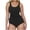 Black, variant on VBTAPA Tankini Swimsuits for Women Slim Fit Tank Tops with High Waisted Bottoms 2 Piece Modest Bathing Suits Tummy Control Beach Swimwear Sets Today's Sales Hot Pink M