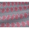 thumbnail image 5 of oneOone Viscose Jersey Fabric Peacock Block Printed Fabric 1 Yard 60 Inch Wide, 5 of 5