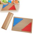 thumbnail image 4 of Mathematics Toy, 11.8 X 8.6 X 0.2in Wooden Math Learning Board Toy Educational Game Toy Small Numerical Rods With Wooden Box For Kids Toddlers 3 Year Old, 4 of 8