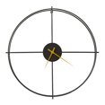 thumbnail image 1 of Abbracc 14"/20" Iron Simple Wall Clock Silent Unique Modern Office Large Black, 1 of 8