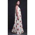 thumbnail image 3 of Bimba White4 Floral Leaves & Begonia Nightwear For Women Printed Nightgown Spaghetti Strap Maxi Dress Sleepwear XX-Grand, 3 of 5