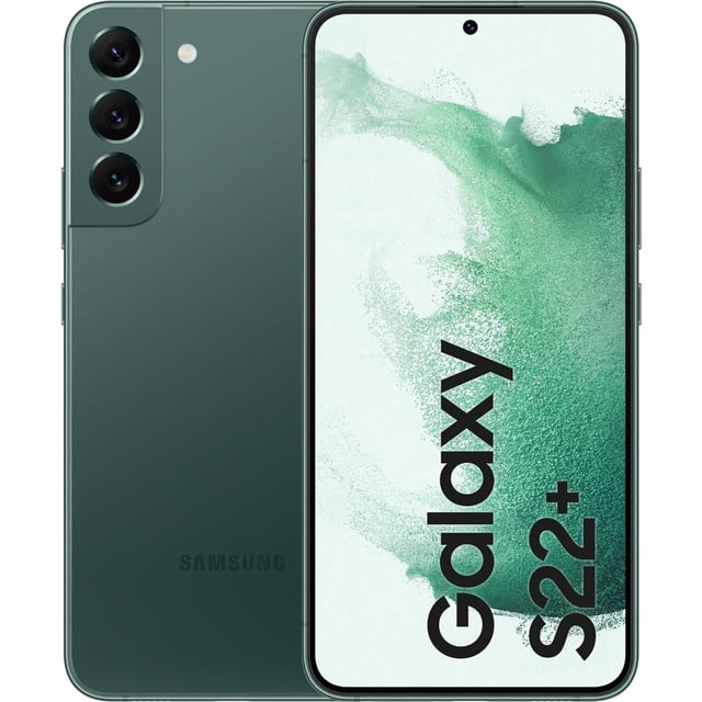 Refurbished Samsung Galaxy S22+ 5G - 256GB – Green – 50MP Triple Rear & 10MP Front Camera - Fully Unlocked Smartphone - Excellent Condition
