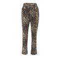 thumbnail image 3 of KIHOUT Women's Leopard Printed Faux Jeans Full Length Mid Rise Cheetah Print Demin Baggy Pants, 3 of 7