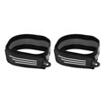 thumbnail image 4 of Almencla 1Pair Bike Arm Leg Pant Reflective Band Strap Belt Riding Cycling Black, 4 of 8