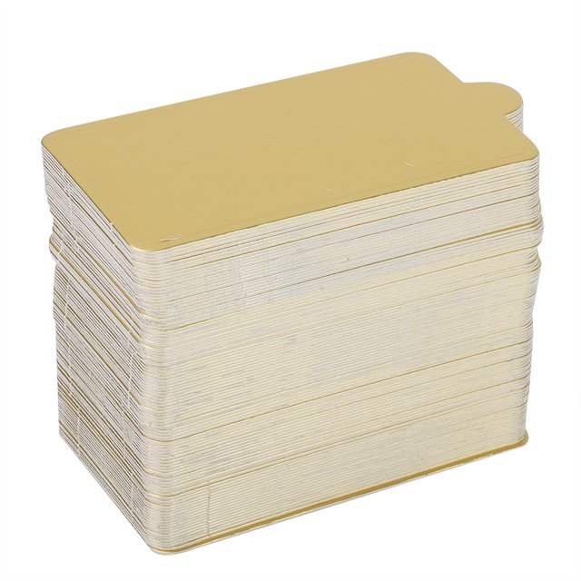 100 PCS Mousse Cake Boards Gold Paper Cupcake Dessert Displays Tray Wedding Birthday Cake L