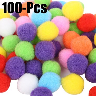 Pom Poms Set Creative Assorted Colors Pom Pom Balls Craft Decorations for DIY Craft Making