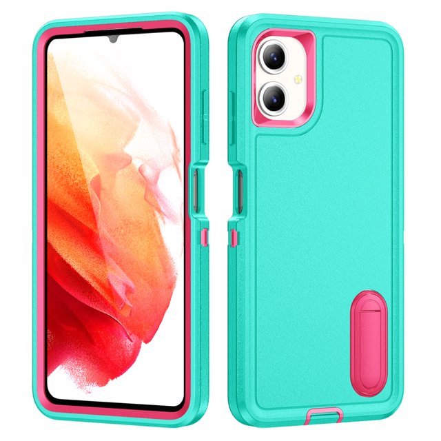 for Samsung Galaxy A06 4G Case, Samsung Galaxy A06 4G Phone Case with Built in Kickstand, Shockproof/Dustproof/Drop Proof Heavy Duty Military-Grade Rugged Protective Cover for Samsung Galaxy A06 4G