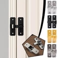 thumbnail image 3 of Security Zinc Alloy 90 180 Hardware Lock Sliding Degree Bathroom Easy G9k8 Install, 3 of 8