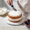 thumbnail image 4 of XIPYYKM 1 Pce Spatule à Glaçage Inclinée, Spatule Décalée en Acier Inoxydable, Spatule à Gâteau Lame de 10 Pouces, 4 of 9