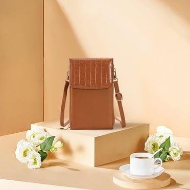 TopLLC Storage Bins Women Soft Leather Shoulder Handbag Multi Pocket Crossbody Bag Ladies Purses Fashion Tote Top Handle Satchel Storage Bags