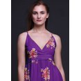 thumbnail image 4 of Bimba Robe Bohème de Plage Longue Sans Manches à Bretelles Imprimée Florale pour Femme - XX-Grand, 4 of 6