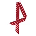 thumbnail image 1 of INSPIRE CHIC Foulard Mince et Soyeux à Pois, Tour de Cou Long et Étroit, Foulard de Sac, Poignée, Accessoire, Rouge G, 1 of 6