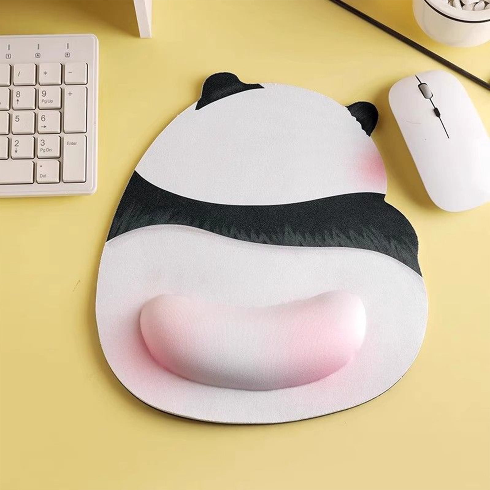 Amzcrzy Rubber Mo Use Pad Teacher Supplies Cute and Cute Wrist Guard Mouse Pad Computer Office Keyboard Hand Support Office and Home Use Desk Organizer Classroom Must Haves Office Desk Accessories