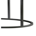 thumbnail image 3 of 35 Inch 2 Piece Nesting Coffee Table Set Round Gray Faux Marble Tabletop, 3 of 3