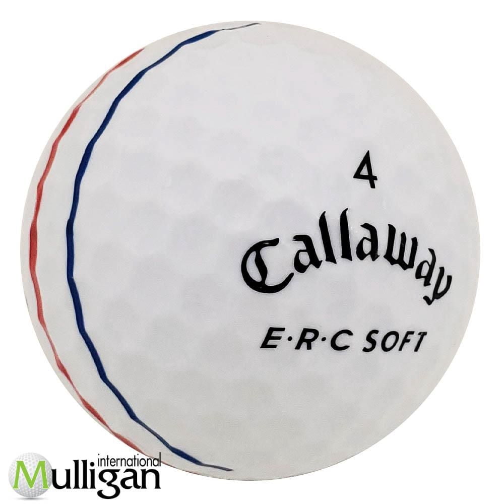 Mulligan - 96 Callaway ERC Soft (Triple Track) 5A Recycled Used Golf Balls, White