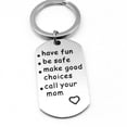 thumbnail image 4 of Dpityserensio Be Safe, Make Good Choices And Call Your Grandma/Grandpa Keychain, 4 of 6