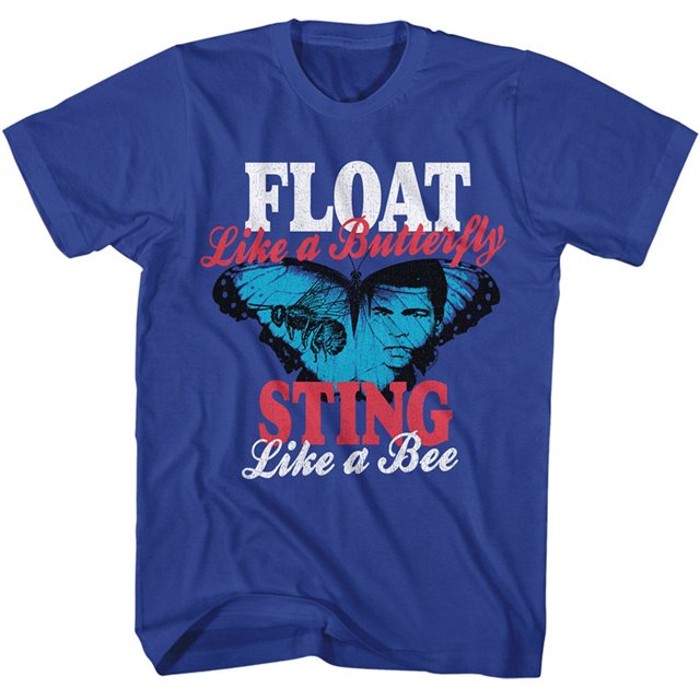 Muhammad Ali T-Shirt Royal pour Adulte « Float And Sting » 4TG