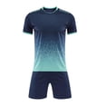 thumbnail image 1 of RXIRUCGD 2025 Vêtements d'Été pour Enfants Ensemble Décontracté à Manches Courtes Col Rond avec Shorts Sport Respirant, 1 of 4