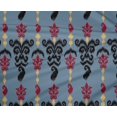 thumbnail image 4 of oneOone Polyester Lycra Fabric Stripe & Paisley Ikat Print Fabric BTY 56 Inch Wide, 4 of 4