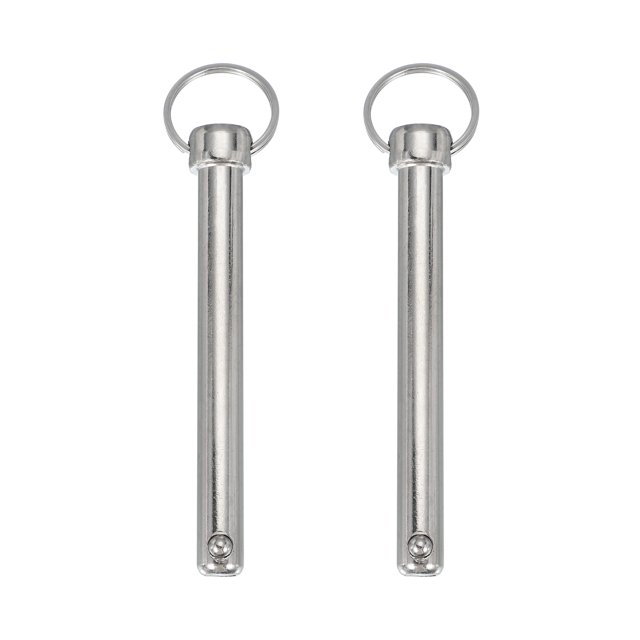 Uxcell Quick Release Pin, Bimini Top Pin Marine Hardware Carbon Steel 1/2"x3.62"