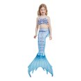 thumbnail image 3 of Wangsaura Girls Swimsuit, Princess Bikini Set 3 Pieces Bathing Suit Cosplay Costume, 3 of 9