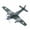Green, variant on Milaget 1:48 Scale WWII Fighter Aircraft Model 4D Assembly Plane Model Kit for Adult and Light Gray
