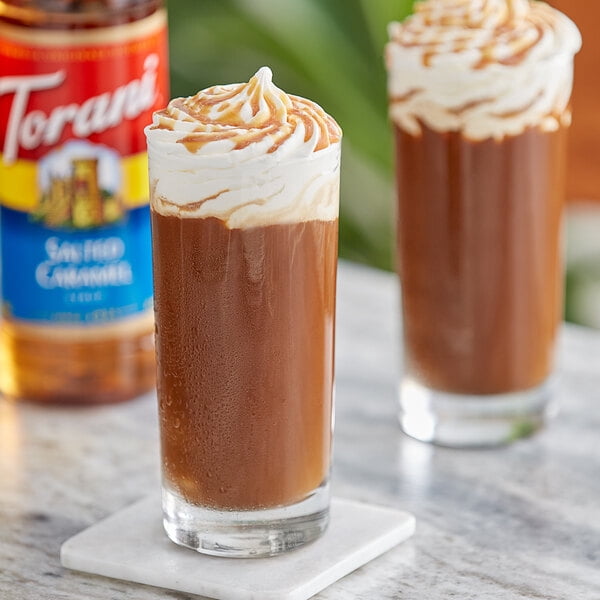 Torani Sirop Aromatisé au Caramel Salé en Plastique 750 ml