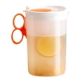 thumbnail image 2 of Ice Tea Pitcher for Fridge Water Jar Dispenser Summer Drink Bucket Plastic Refrigerator Water Pitcher Liquid Storage Containers for Fridge Tea Pitcher 1.5L, 2 of 6