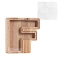 thumbnail image 1 of XZNGL Personalized Wooden Name Money Box Wooden Deposit Box Twenty Six English Letters, 1 of 6
