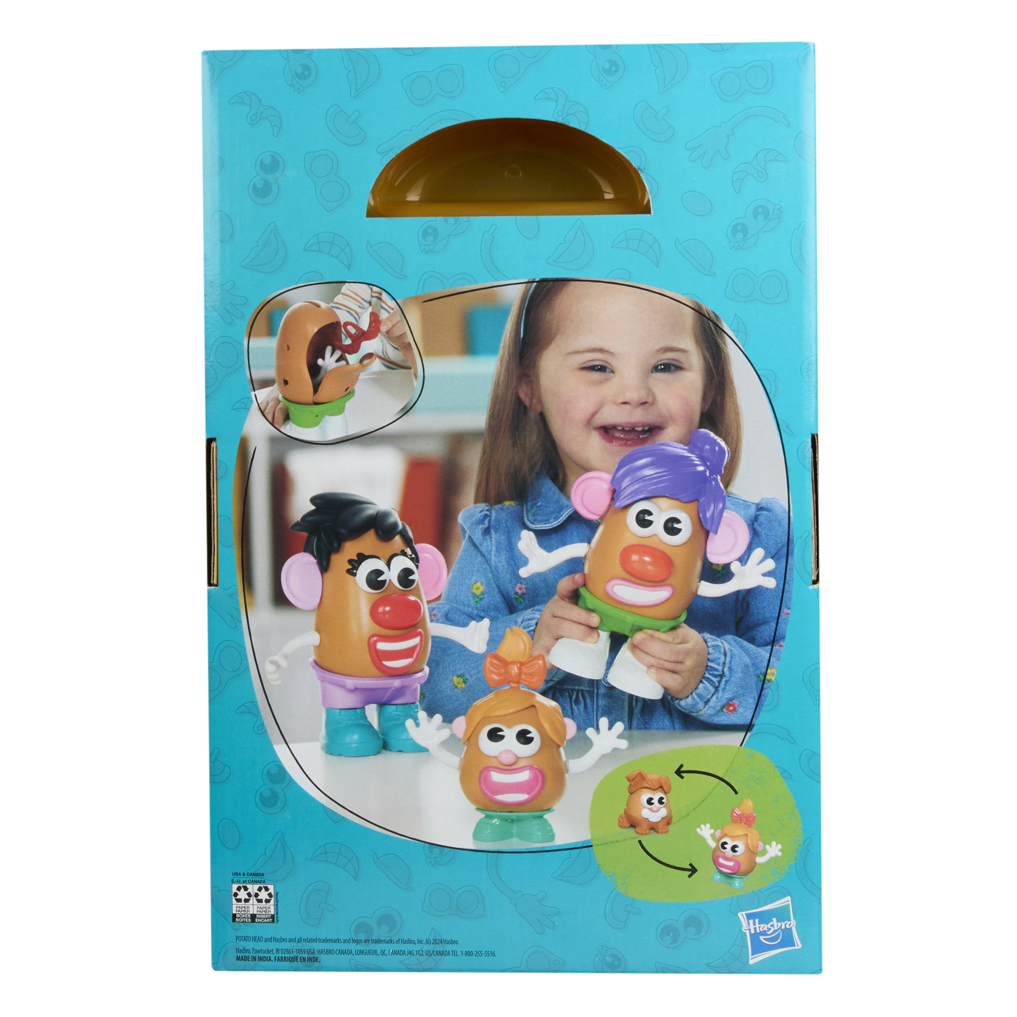 Potato Head coffret Méga patate avec 42 accessoires Potato Head, jouets pour filles et garçons, dès 2 ans