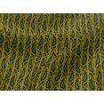 thumbnail image 4 of oneOone Viscose Jersey Fabric Leaves & Paisley Block Printed Craft Fabric BTY 60 Inch Wide, 4 of 4