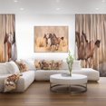 thumbnail image 3 of Design Art Herd Gallops in Sand Storm Canvas Print, 3 of 3