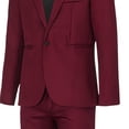 thumbnail image 5 of TIMIFIS Mens Suits 2 Piece Slim Fit Casual One Button Solid Suits for Mens Business Wedding Party Jacket Blazer & Pants SetFall, 5 of 5