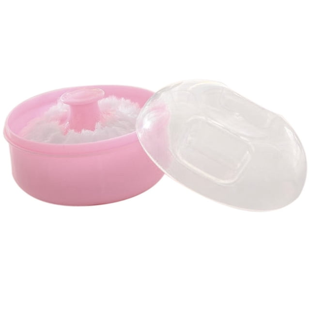 Contenant pour Bébé Poudre Houppette Cosmétique Éponge Douce Étui pour le Visage Boîte Corporelle Outils de Beauté