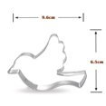 thumbnail image 2 of Lovely Bird Pigeon Cookie Cutter Stainless Steel Biscuit Molds for Home Kitchen Baking, 2 of 6