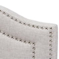 thumbnail image 4 of Bowery Hill Modern Tufted Full Panel Headboard in Grayish Beige, 4 of 6
