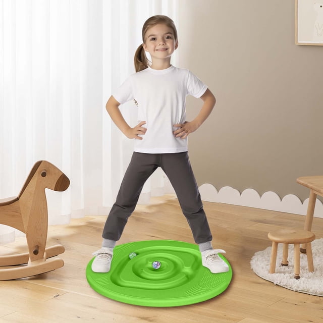 Novelty Funny Toy Board Maze Board With 5 Wobble Board Dynamic Maze Boards Load 170lb For Balancing Exercise Game Physical 1pc